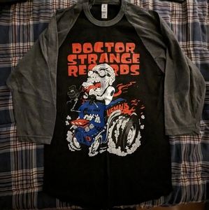 Doctor‎ Strange records baseball tee
